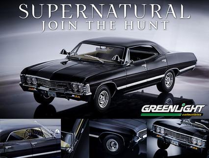 Supernatural 1967 4 Door Chevy Impala Sport Sedan 1 18 Cast We Ve All Made Due For Years With The 1 18 Scale 1967 Chevy Impala Two Doors They Were Closest Thing To Actual Metallicar Until Now