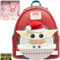 Exclusive Loungefly Star Wars Santa Grogu Mini Backpack