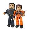 BATTLESTAR GALACTICA MINIMATES 2-PACK: FELIX GAETA/CALLY TYROL