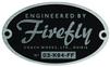 FIREFLY ENGINEERED BY FIREFLY BUMPER STICKER 