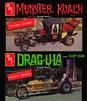 MUNSTERS KOACH & DRAG-U-LA MODEL KITS IN TIN