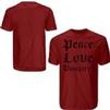 TRUE BLOOD: PEACE LOVE VAMPIRE T-SHIRT (MEN'S)