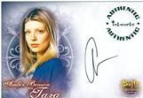 WOMEN OF SUNNYDALE A-2 AMBER BENSON AS TARA AUTOGRAPH CARD