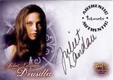 WOMEN OF SUNNYDALE JULIET LANDAU (DRUSILLA) A-3 INKWORKS AUTOGRAPH CARD