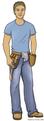Halliwell Manor Miniatures: Leo Wyatt Acrylic Standee
