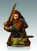 HOBBIT KILI DWARF MINI-BUST
