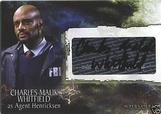 SUPERNATURAL SEASON 3 A-24 AUTOGRAPH CHARLES MALIK WHITFIELD AS AGENT HENDRICKSENalik Whitfield as Agent Henricksen